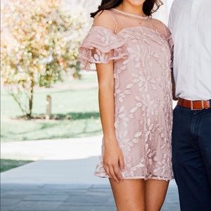 ASOS Dolly & Delicious All Over Embroidered Dress